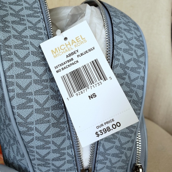 🎒Michael Kors Abbey Backpack and Wallet set blue - Picture 5 of 8